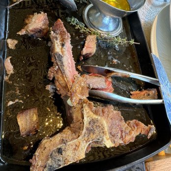BOA Steakhouse - Porterhouse steak which was very fatty as well. - Steakhouses Near Me - Manhattan Beach, California
