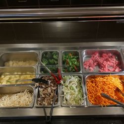 China Wok Buffet & Grill - Mongolian BBQ raw bar