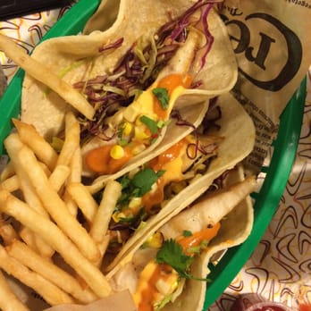Joey's Kitchen - Yummy Ono tacos (fries not included in price) 3/$11 - Asian Fusion Near Me - Lahaina, Hawaii
