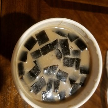 Happiness Cafe - Hot Jasmine milk tea with grass jelly - Ice Cream & Frozen Yogurt Near Me - San Jose, California Happiness Cafe - Hot Jasmine milk tea with grass jelly - Ice Cream & Frozen Yogurt Near Me - San Jose, California