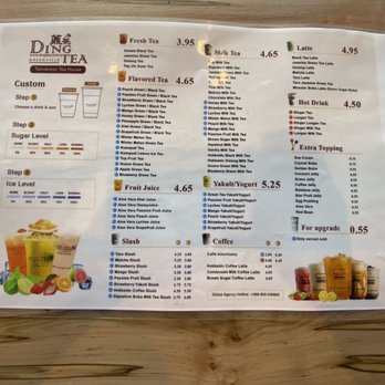 Ding Tea - Greenville - The menu - Bubble Tea Near Me - Greenville, South Carolina