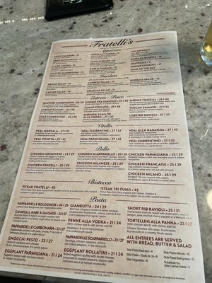 Menu photo 2 Fratelli's Italian Restaurant Milford, CT