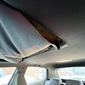 Key Auto Upholstery - Another detail shot of the upholstery in bad shape - Auto Upholstery Near Me - Alexandria, Virginia
