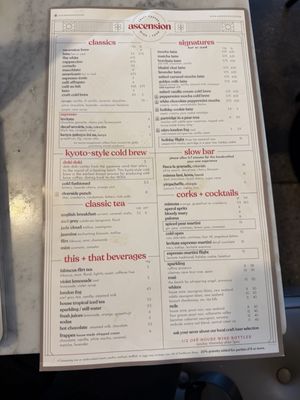 Menu photo 6 Ascension Coffee - Design District Dallas, TX