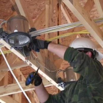 Tri-L Electric - Installing can lights in new construction. - Electricians Near Me - Norman, Oklahoma Tri-L Electric - Installing can lights in new construction. - Electricians Near Me - Norman, Oklahoma