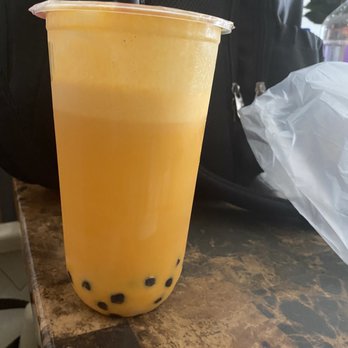 Dumpling King - Papaya boba tea - Chinese Near Me - North Miami Beach, Florida