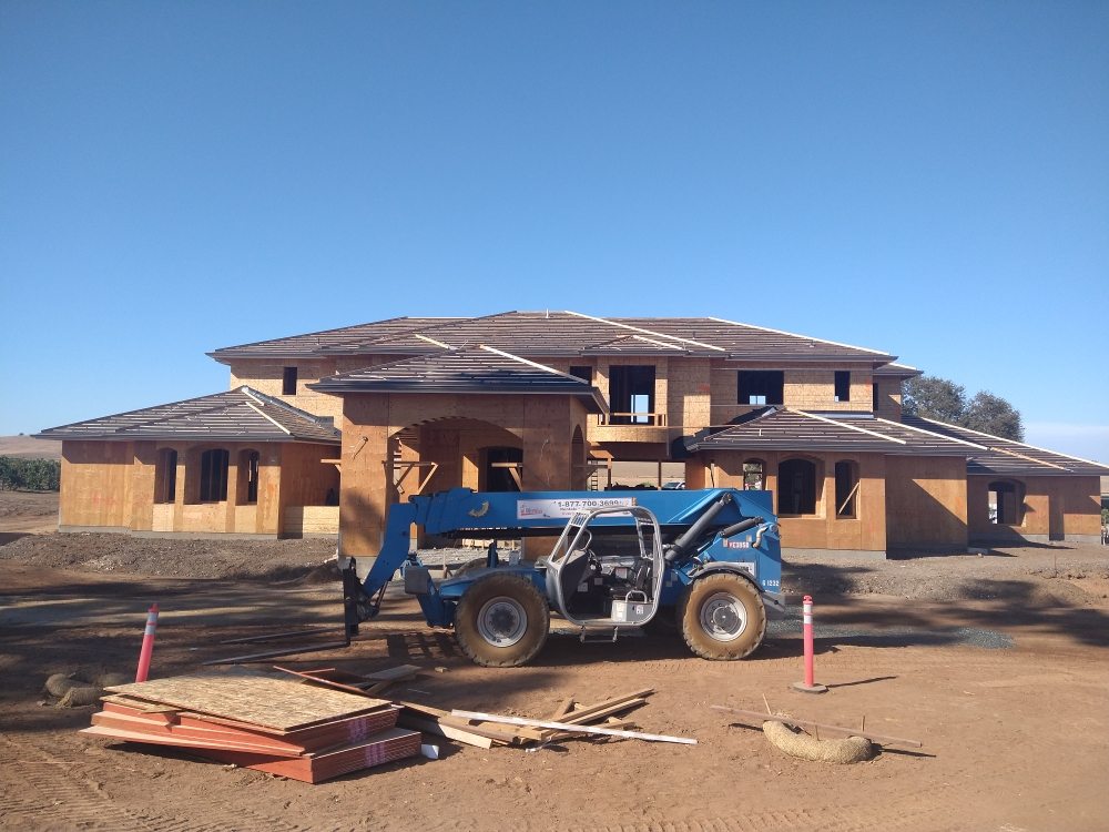 Slide of silver stone roofing