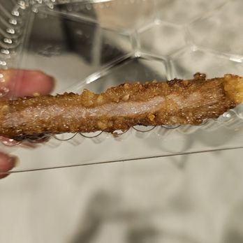 O2 Valley - breaded, fried Grill chicken cutlet. meat is the same thickness as the breading. - Bubble Tea Near Me - Cupertino, California O2 Valley - breaded, fried Grill chicken cutlet. meat is the same thickness as the breading. - Bubble Tea Near Me - Cupertino, California