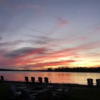 Oceanfront Restaurant - View from the restaurant. - Seafood Near Me - Boothbay, Maine