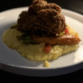 Kiss - Deep fried cornish hen - New American Near Me - Houston, Texas