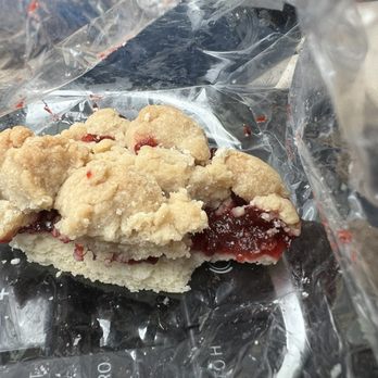 Pete's Sweets - What's left of the raspberry bar! - Desserts Near Me - East Longmeadow, Massachusetts