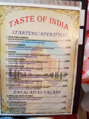Menu photo 7 Taste of India Madrid, M Menu photo 7 Taste of India Madrid, M