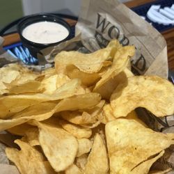 Club Car Lounge - House chips and chipotle ranch