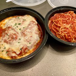 Pizza Italia NYC - Chicken parm. Sauce was very good. No agita afterward