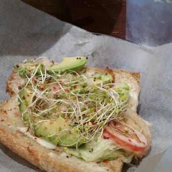 Mellow Mushroom - This is me behaving at lunch. Small avocado hoagie. - Pizza Near Me - Germantown, Tennessee
