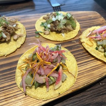 Maya - CARNITAS TACOS & CHAYOTE SQUASH TACOS - Mexican Near Me - New York, New York Maya - CARNITAS TACOS & CHAYOTE SQUASH TACOS - Mexican Near Me - New York, New York