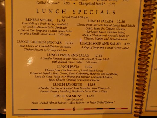 Menu photo 5 The Cheesecake Factory Boston, MA Menu photo 5 The Cheesecake Factory Boston, MA