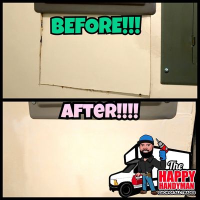 Happy Handyman Zach of all trades Logo
