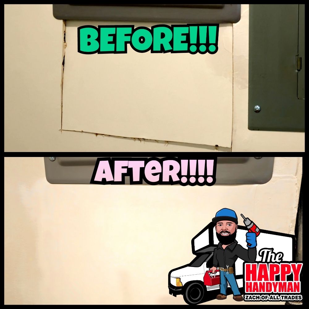 Slide of Happy Handyman Zach of all trades