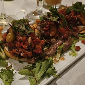 Firefly - Appetizers with smoked beef. - Steakhouses Near Me - Panama City Beach, Florida Firefly - Appetizers with smoked beef. - Steakhouses Near Me - Panama City Beach, Florida