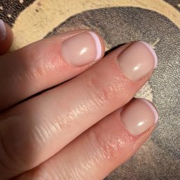 Mini Frenchie Fingernails Mini Frenchie Fingernails