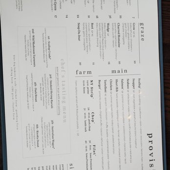 Provision - March 2022 menu - New American Near Me - Indianapolis, Indiana Provision - March 2022 menu - New American Near Me - Indianapolis, Indiana