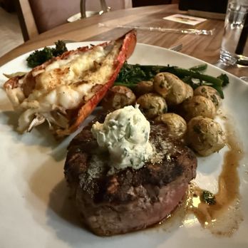 Seasons 52 - Filet Mignon And Maine Lobster Tail - New American Near Me - Paramus, New Jersey