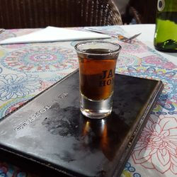 El Bodegon de Luan - A finishing banana liqueur that accompanied the check