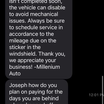 Millenium Auto Share - Update: this is what you will deal with if you do business here. Be aware. - Car Share Services Near Me - Mesa, Arizona