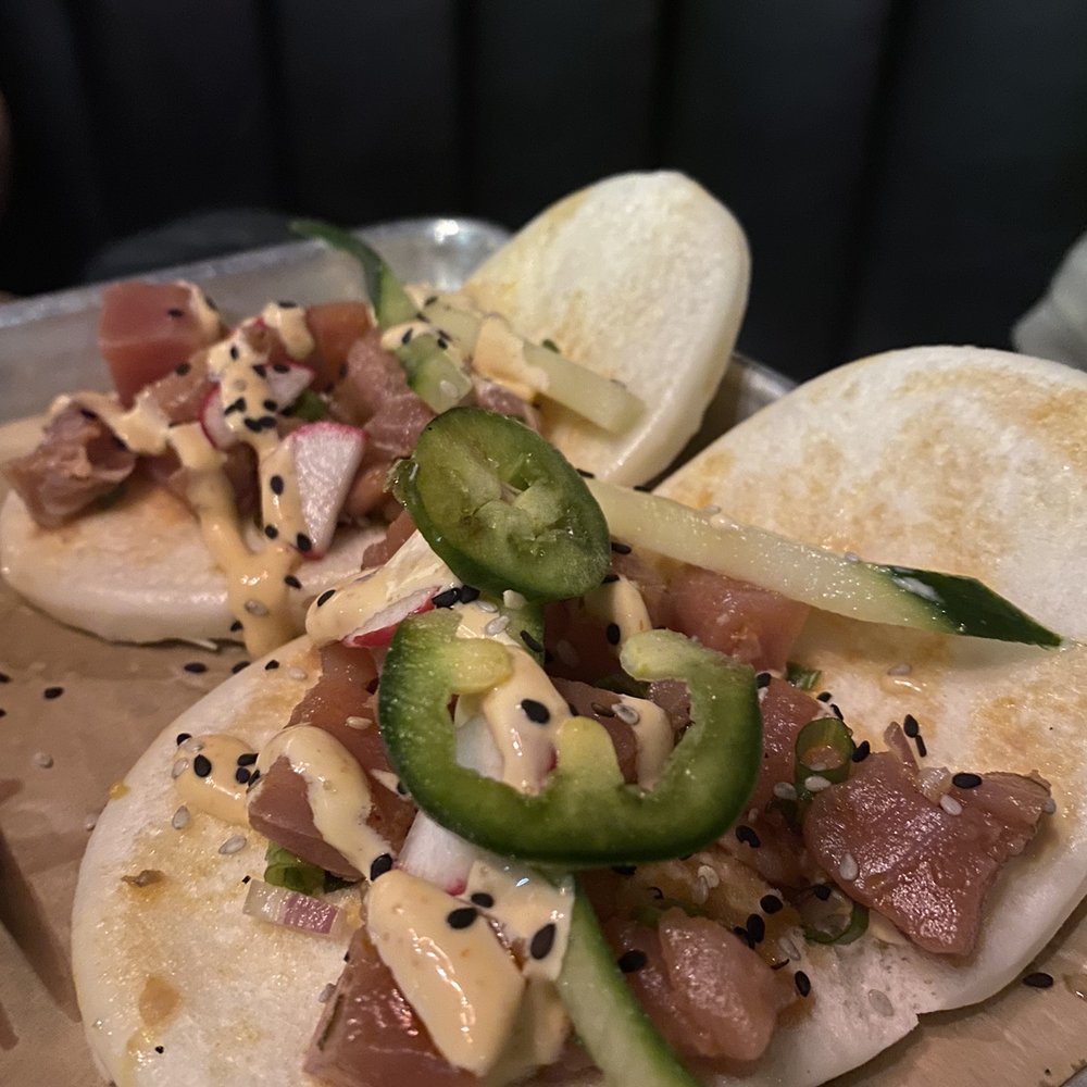 Squid Ink Eclectic Eats & Drinks - Tuna bao - Gastropubs Near Me - Mobile, Alabama Squid Ink Eclectic Eats & Drinks - Tuna bao - Gastropubs Near Me - Mobile, Alabama
