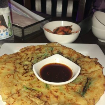 SOJUba - Scallion pancake - packing flavor I would skip this - Korean Near Me - Boston, Massachusetts SOJUba - Scallion pancake - packing flavor I would skip this - Korean Near Me - Boston, Massachusetts
