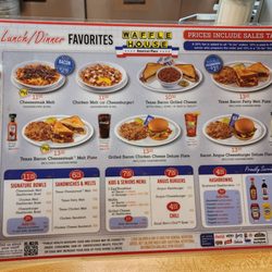 Waffle House - Menu1