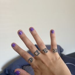 i have practically no natural nail but i wanted a manicure and they got the job done!!!