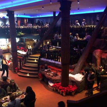 Clifton's Republic - View from the tiny chapel on the second floor - Bars Near Me - Los Angeles, California