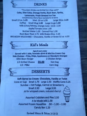 Menu photo 1 Boondocks Grill & Bait Dewitt, IL Menu photo 1 Boondocks Grill & Bait Dewitt, IL