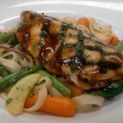 JAZZEDY Personal Chefs & Catering - Teriyaki glazed chicken primavera