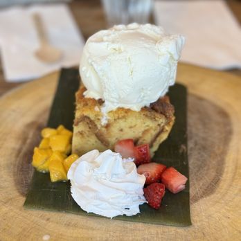 Sup Thai Kitchen  - Warm Ginger Bread Pudding - Thai Near Me - Fresh Meadows, New York