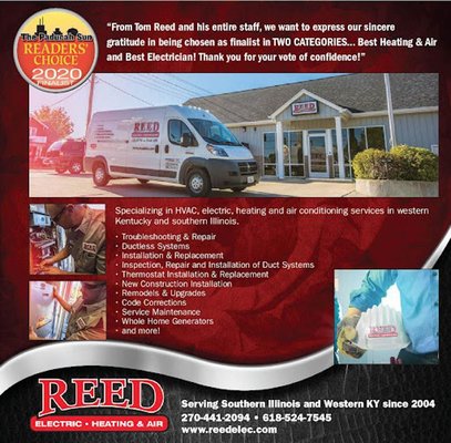 Reed Electric, Heating u0026 Air, 201 W 10th St, Metropolis, IL, General  Contractors Nonresidential Bldgs - MapQuest