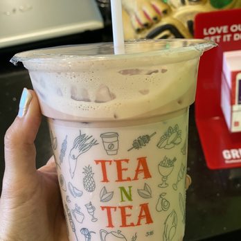 Tea 'n Tea - Strawberry Milk Tea - Coffee & Tea Near Me - Northridge, California