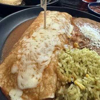 The Guadalupe on Main - Bean and cheese burrito, enchilada style. Gluten free!! - Bars Near Me - Mesa, Arizona The Guadalupe on Main - Bean and cheese burrito, enchilada style. Gluten free!! - Bars Near Me - Mesa, Arizona