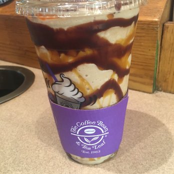 The Coffee Bean & Tea Leaf - Large Ice Blended White Mocha Decaf with Caramel - Coffee & Tea Near Me - Las Vegas, Nevada The Coffee Bean & Tea Leaf - Large Ice Blended White Mocha Decaf with Caramel - Coffee & Tea Near Me - Las Vegas, Nevada