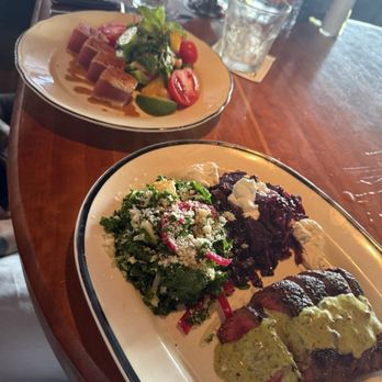 Hillstone - Steak, warm kale salad and warm red cabbage salad - New American Near Me - San Francisco, California Hillstone - Steak, warm kale salad and warm red cabbage salad - New American Near Me - San Francisco, California