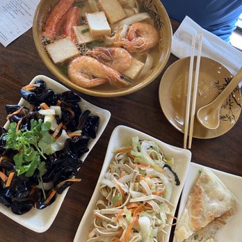 Julie's Noodles - 22. Seafood Noodle Soup 28. Flavored Black Fungus with Onion 30. Shredded Tofu Salad 6. Scallion Pancake - Noodles Near Me - Austin, Texas