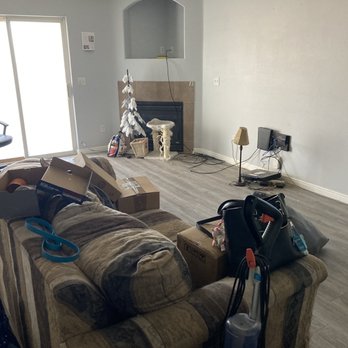 Legacy Moving - Random last minute cleaning supplies, box of tape,and items to be moved - Movers Near Me - St George, Utah