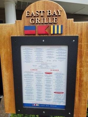 Menu photo 1 East Bay Grille Plymouth, MA