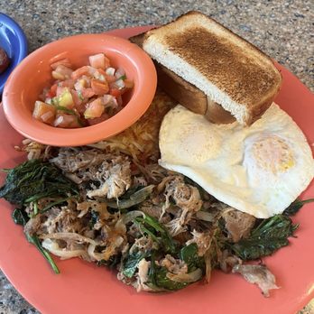 Kountry Kitchen - Kalua Pork & Eggs Plate - American Near Me - Kapaa, Hawaii