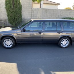 Volvo alloy wheels finished front and back sides in a manner better than the original color/clear coats.