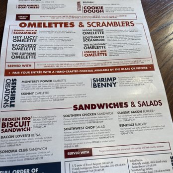 Another Broken Egg Cafe - Menu - Cafes Near Me - The Villages, Florida Another Broken Egg Cafe - Menu - Cafes Near Me - The Villages, Florida