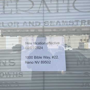 Salas Alterations - Location of new location - Sewing & Alterations Near Me - Reno, Nevada