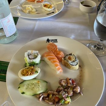 Show de Carnes - Deviled egg was a bit stale. Acqua Panna was $5. - Steakhouses Near Me - Sausalito, California Show de Carnes - Deviled egg was a bit stale. Acqua Panna was $5. - Steakhouses Near Me - Sausalito, California